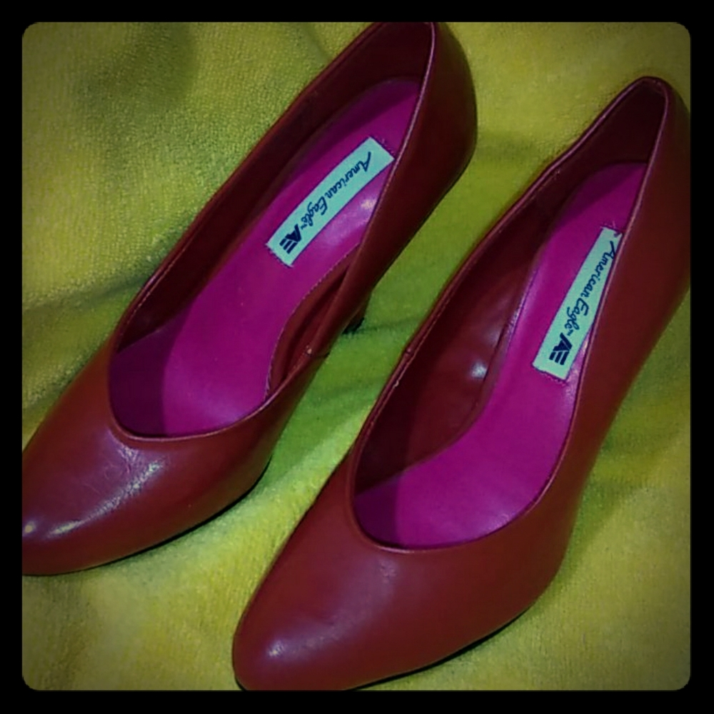 Red heels sz 7 still in great shape😉
